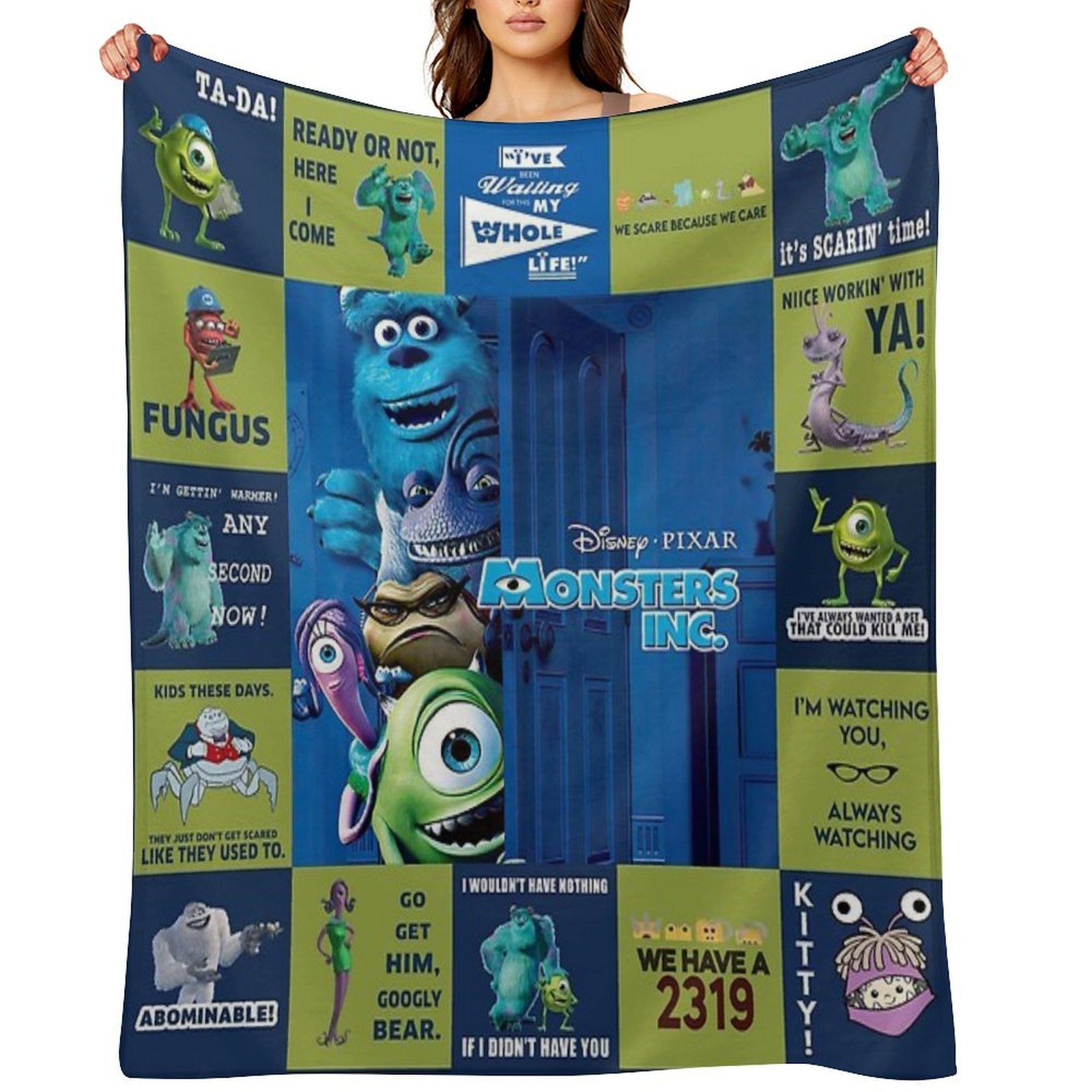 Vegetarian Compact Throw Blanket