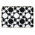 Mod Op Art Dress  Anti-Trip Bath Mat