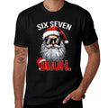 6 7 Six Seven Hand Gen Z Alpha Meme Slang Xmas Christmas  Relaxed-fit T-Shirt