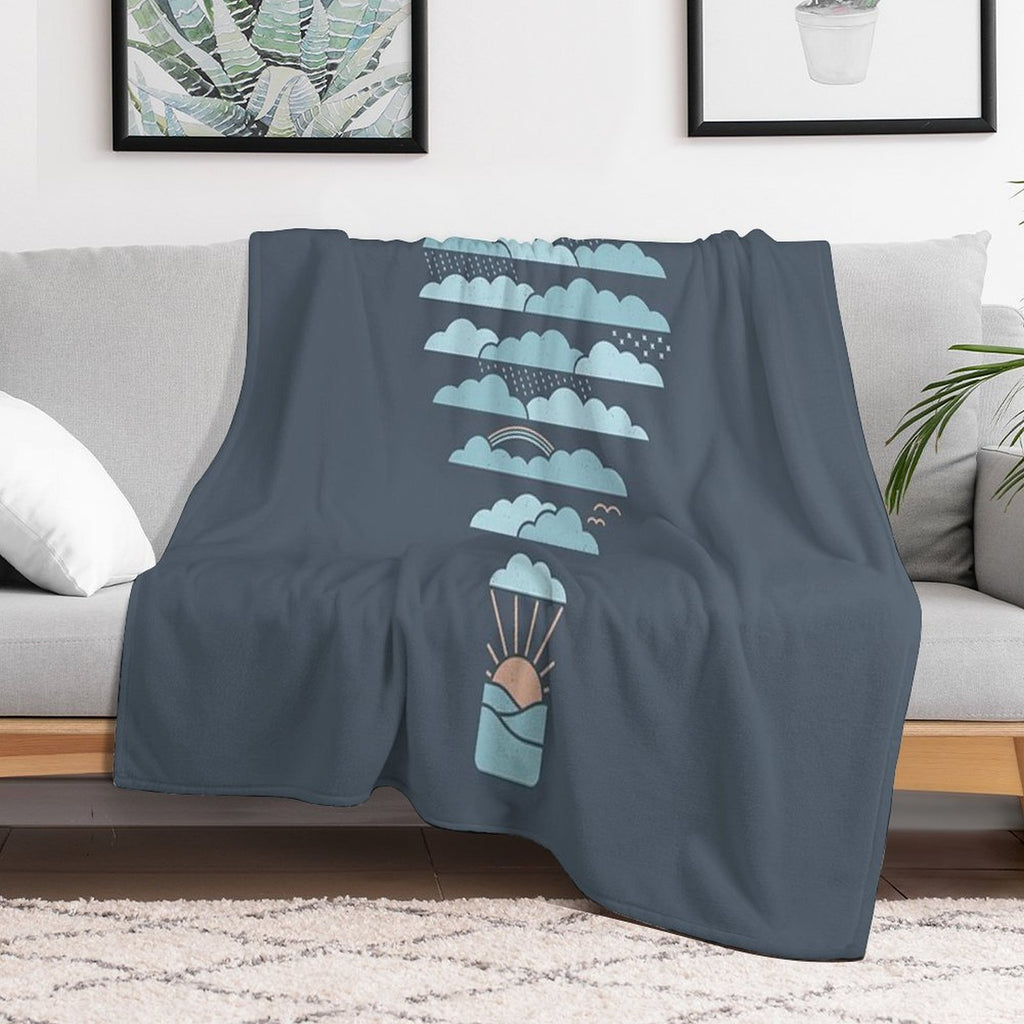Weather Balloon Anti-pilling Throw Blanket