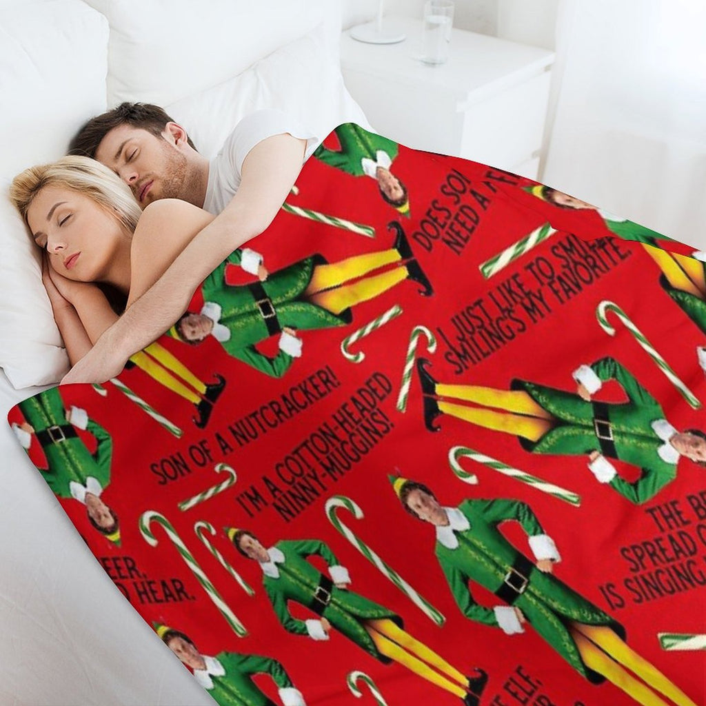 Buddy The Elf Print Gift-ready Throw Blanket