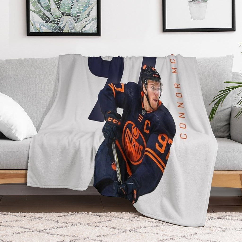 Connor McDavid Premium Throw Blanket