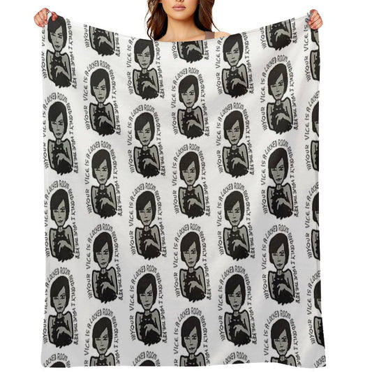 YOUR VICE IS A LOCKED ROOM AND ONLY I HAVE THE KEY Premium Throw Blanket