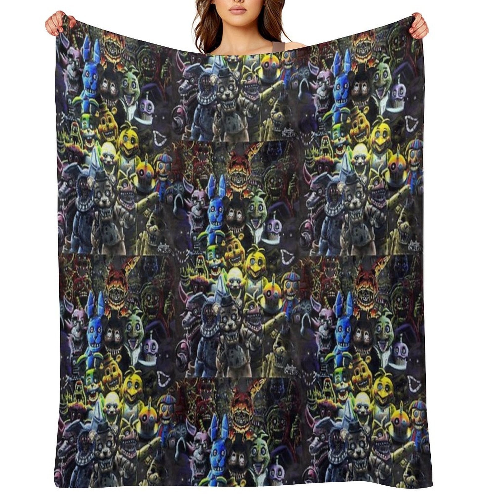 FNAF - The Night Shift Compact Throw Blanket