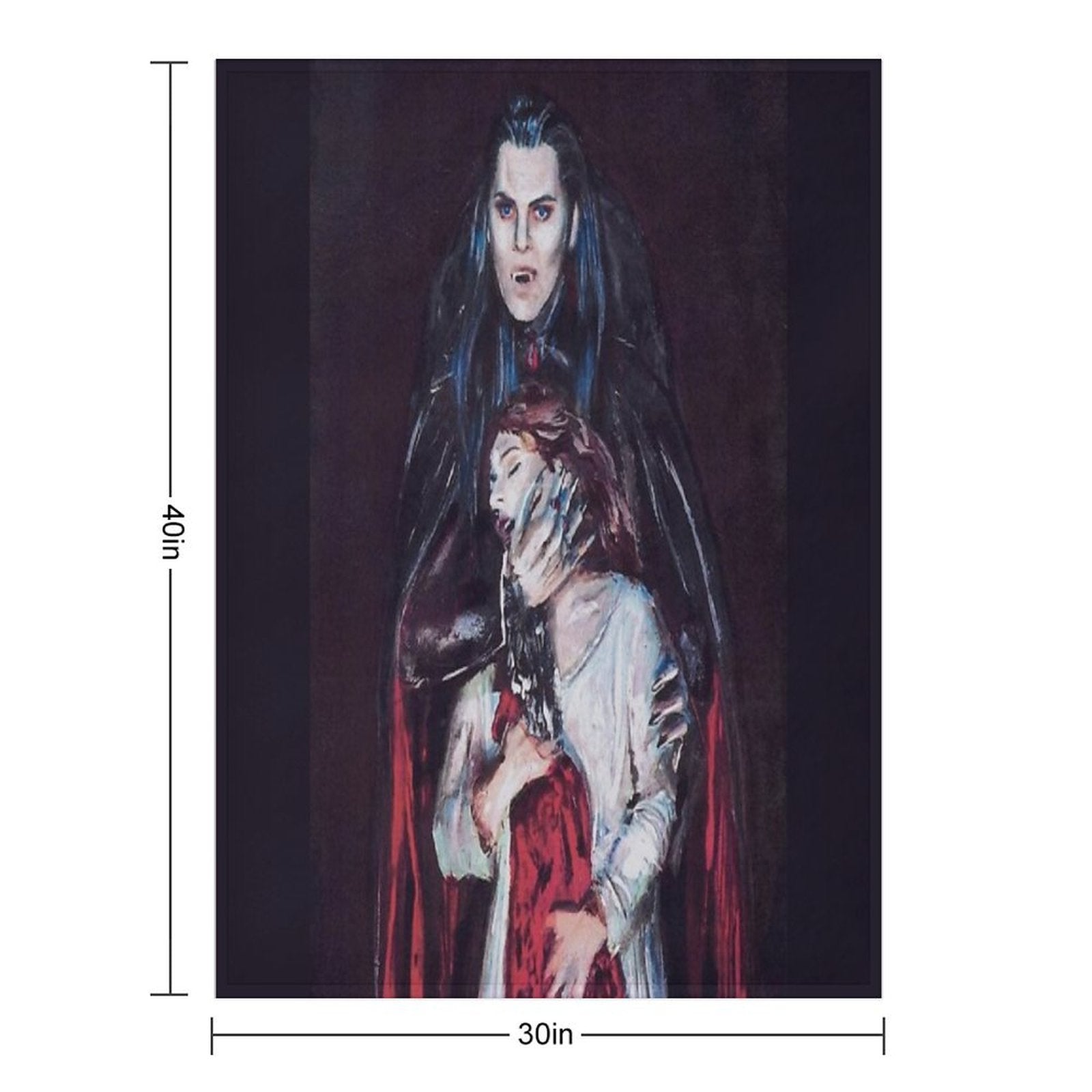 Count of Krolock II All-season Throw Blanket