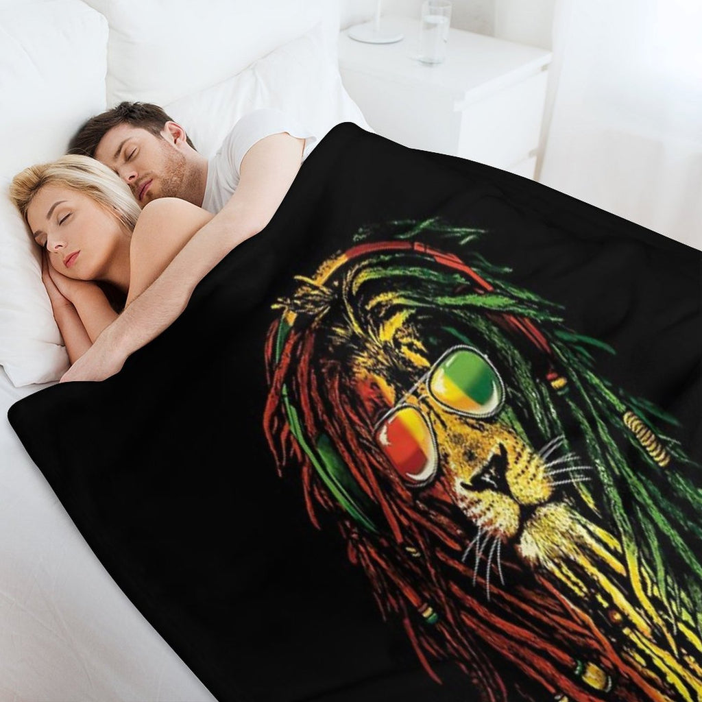 Bob Marley Lion Multi-functional Throw Blanket