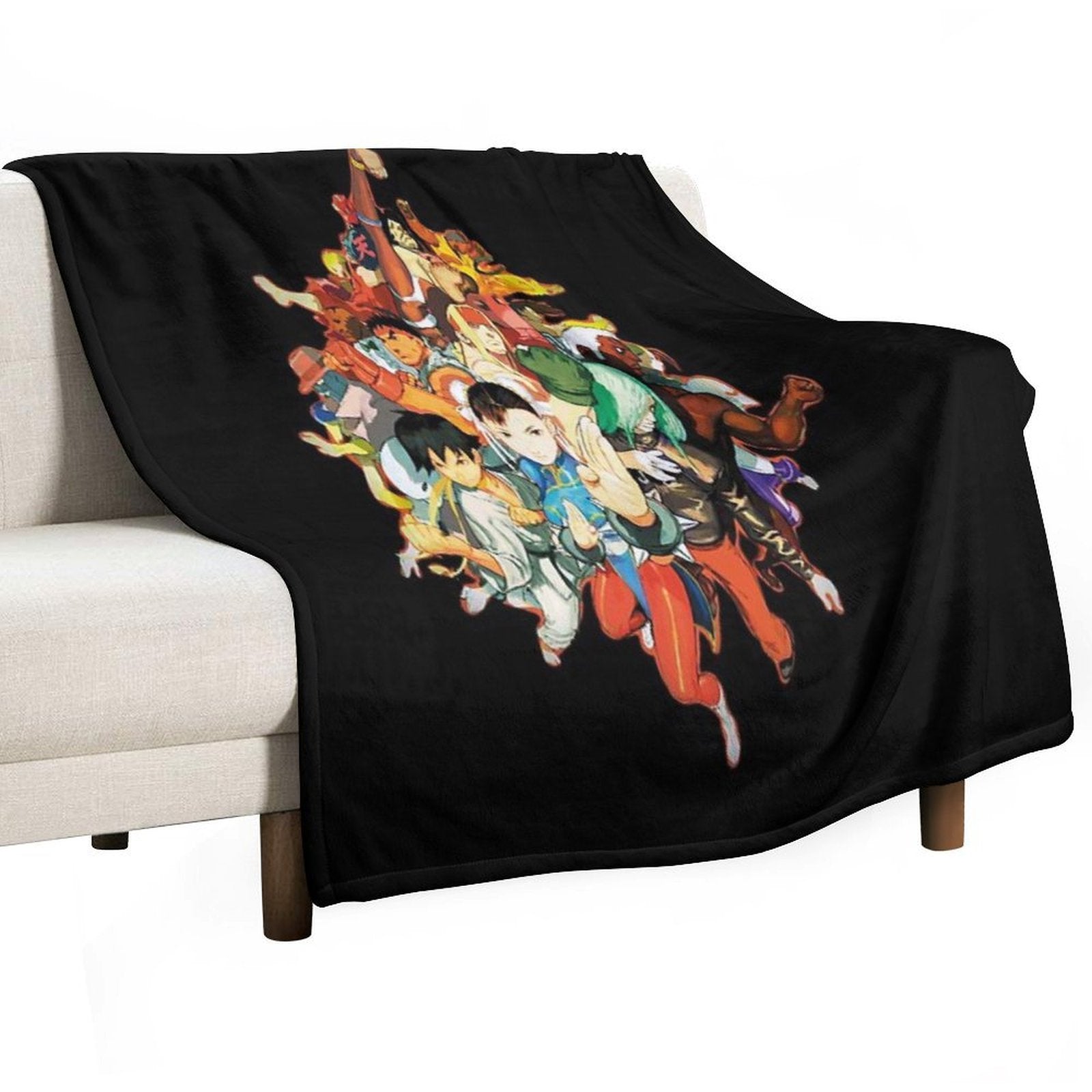 THIRD ROUND Anti-pilling Throw Blanket