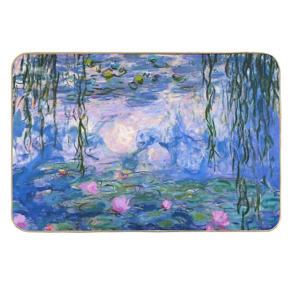 Water Lilies Monet  Slip-Resistant Bath Mat