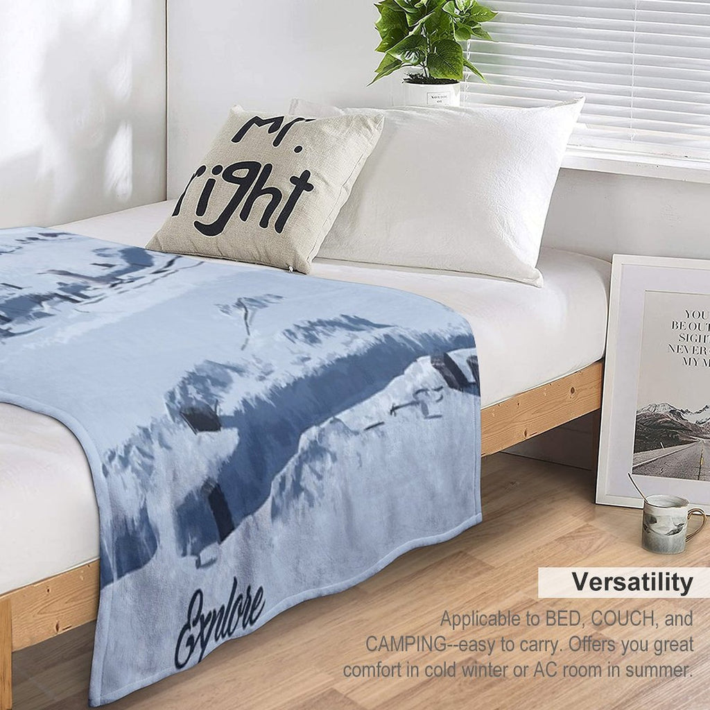 Hoth Easy Care Throw Blanket