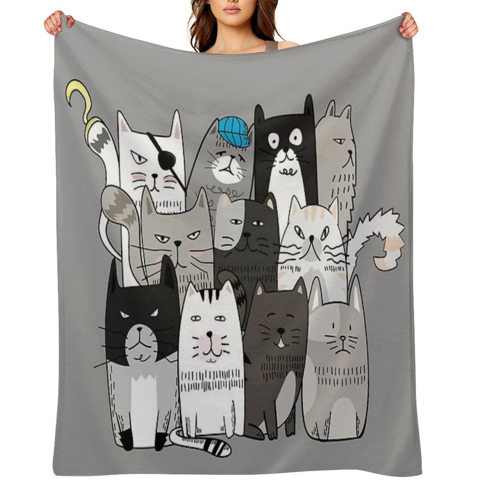 Cats Premium Throw Blanket