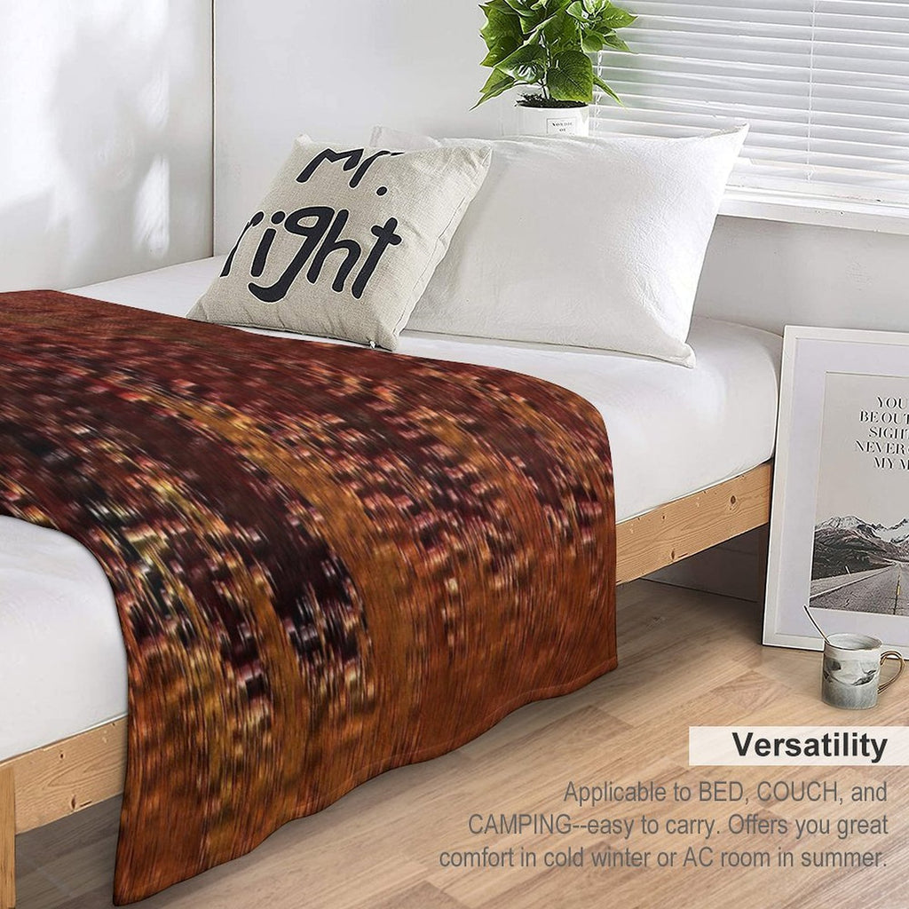Copper Bronze Anti-pilling Throw Blanket