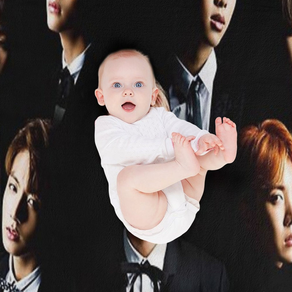 BTS Group Photo Durable Throw Blanket
