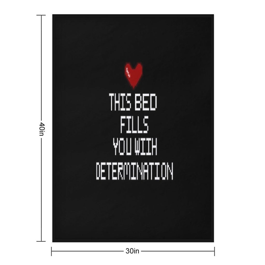 Frisk's Heart Compact Throw Blanket