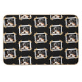 Entlebucher Mountain Puppy Sleeping  Slip-Resistant Bath Mat