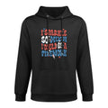 Sparkle So Much Firework Patriotic 4th Of July Groovy USA Shape Retention Hoodie