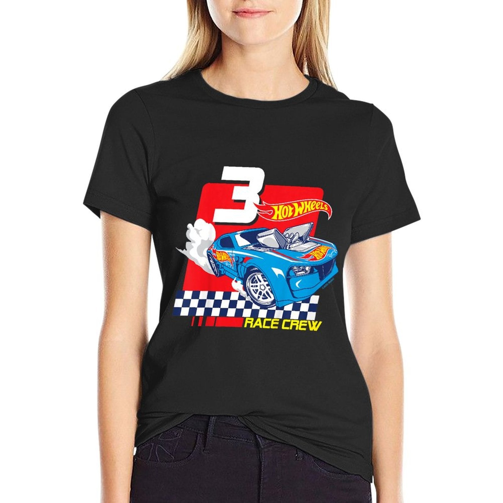 Kids Hot Wheels - Race Crew 3 Years Old  Summer-ready Fabric T-Shirt
