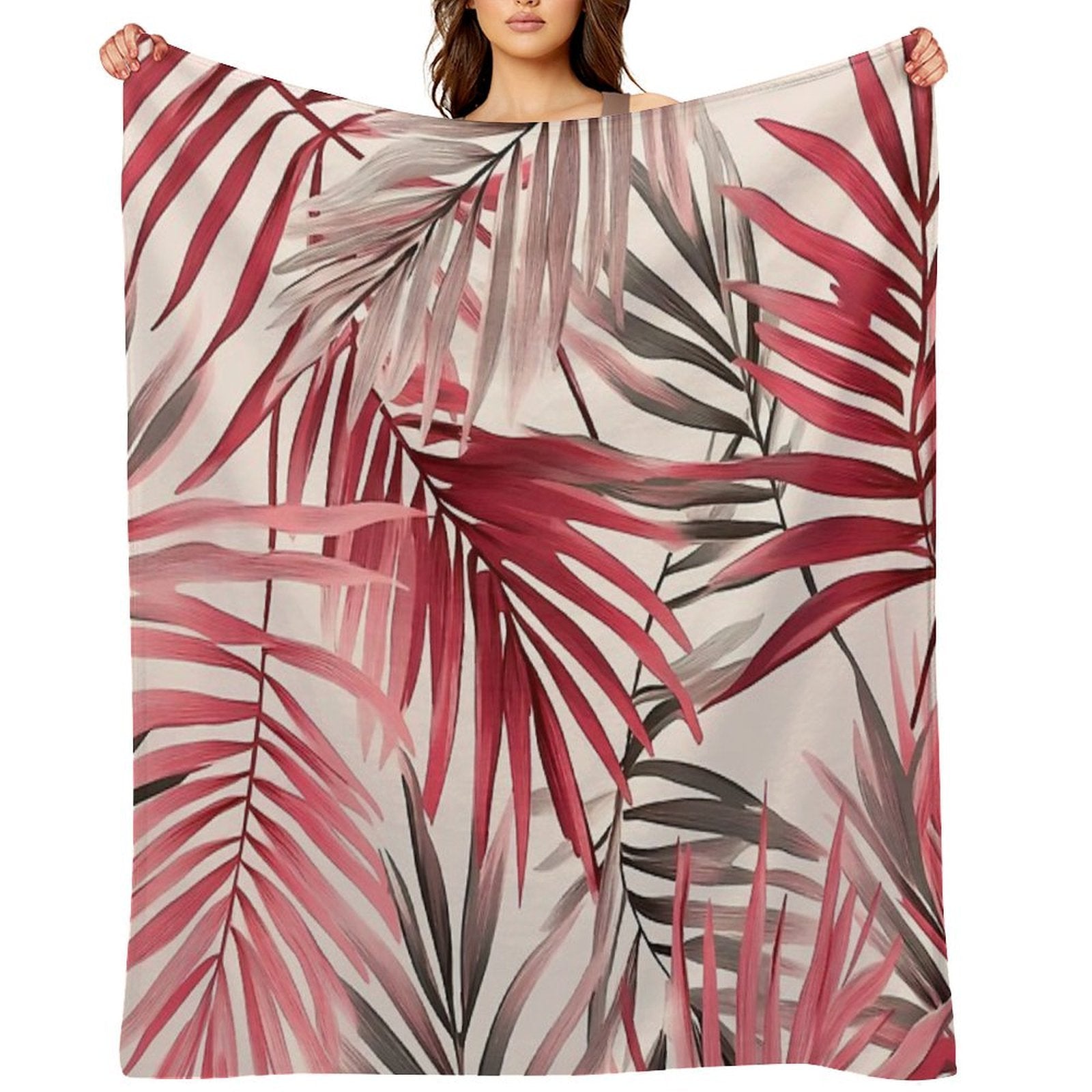 Fleur Fantasia Anti-pilling Throw Blanket