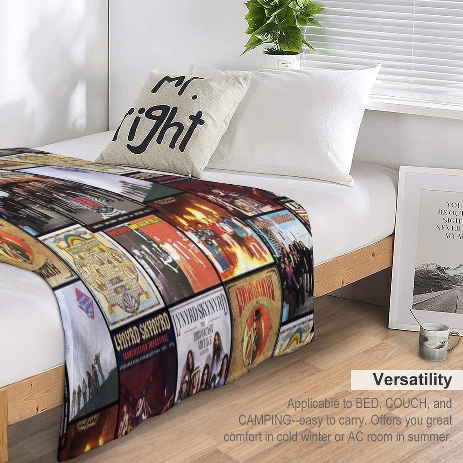 Greatest Albums Sustainable Throw Blanket