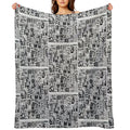 Alphabet Soup Compact Throw Blanket