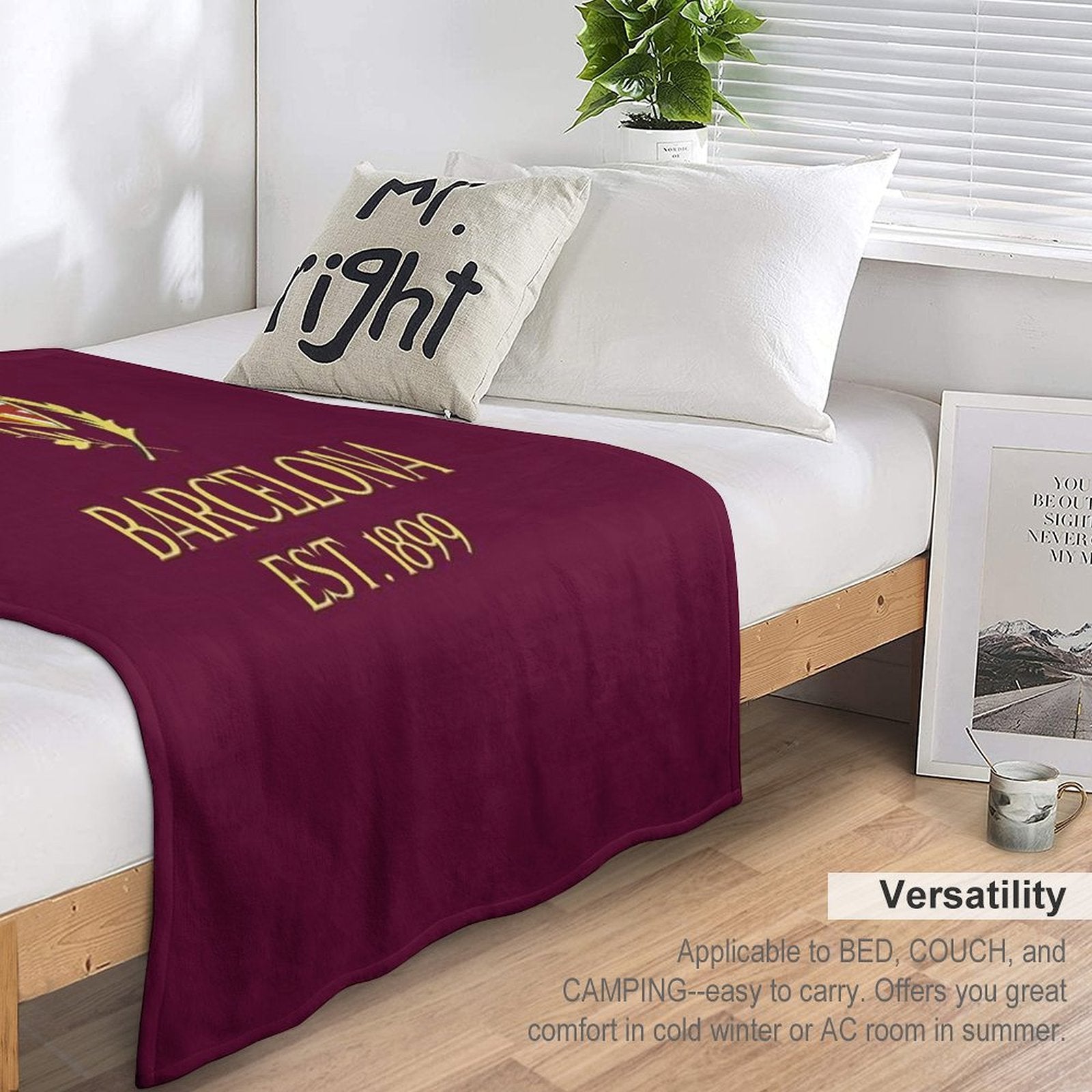 Barcelona Easy Care Throw Blanket