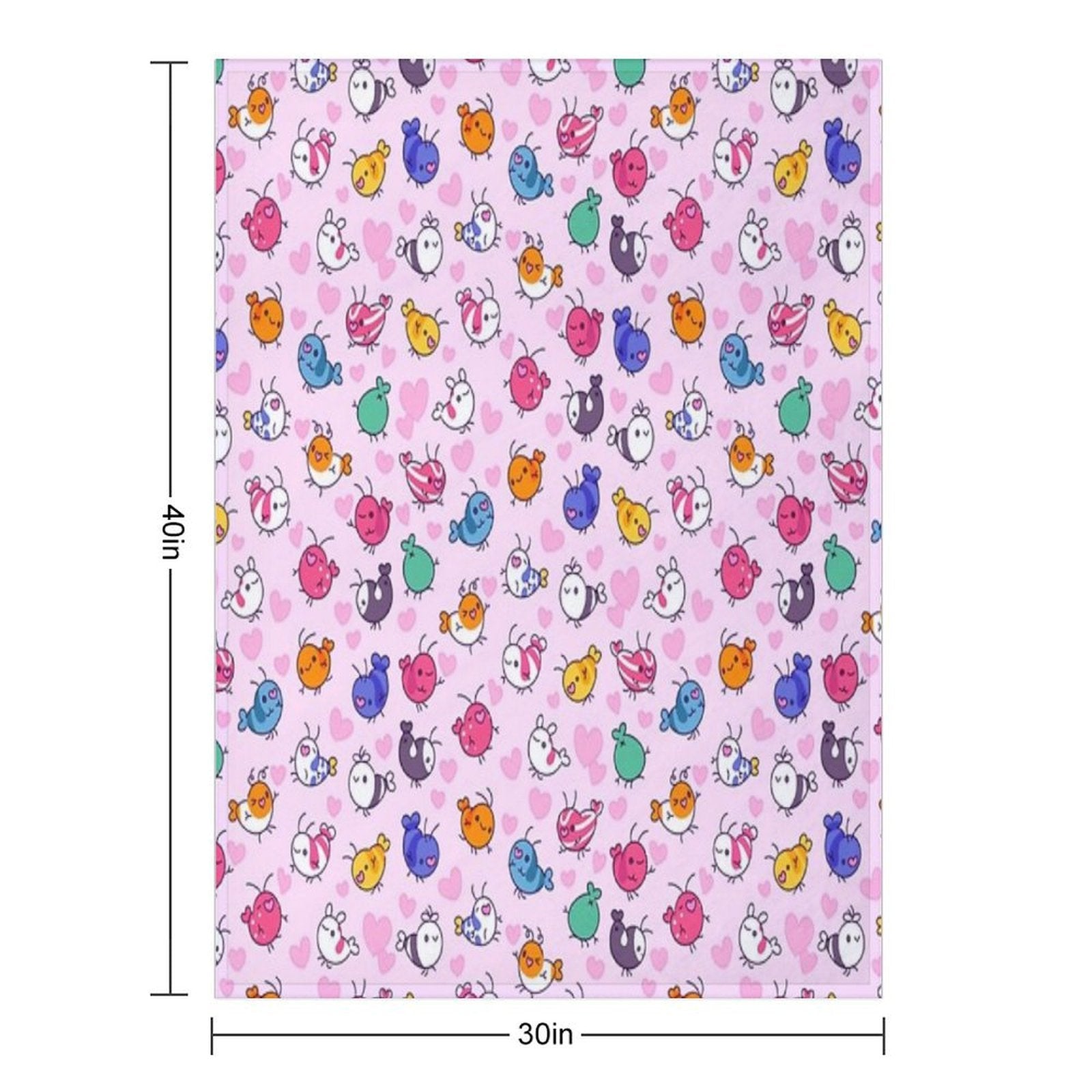 Shrimp Is Love Eco-conscious Throw Blanket