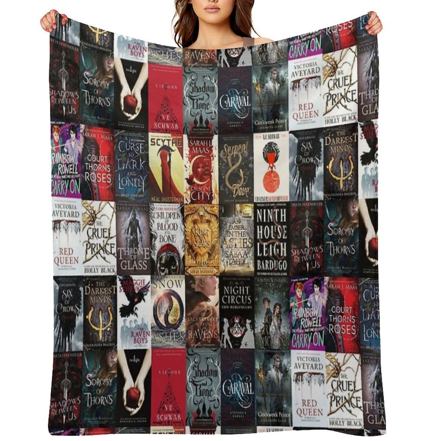 YA Young Adult Fantasy Books Blanket Custom Version 2 Multi-functional Throw Blanket