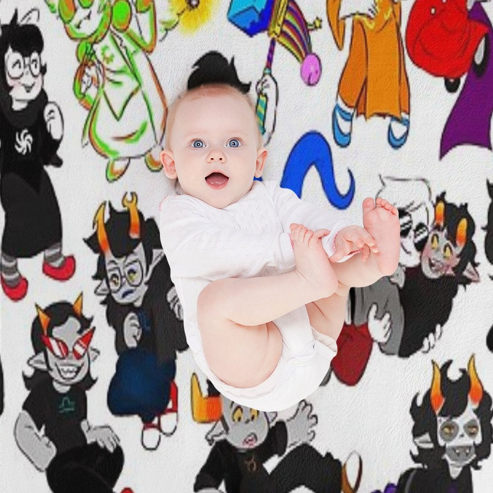 All The Character Travel-friendly Throw Blanket