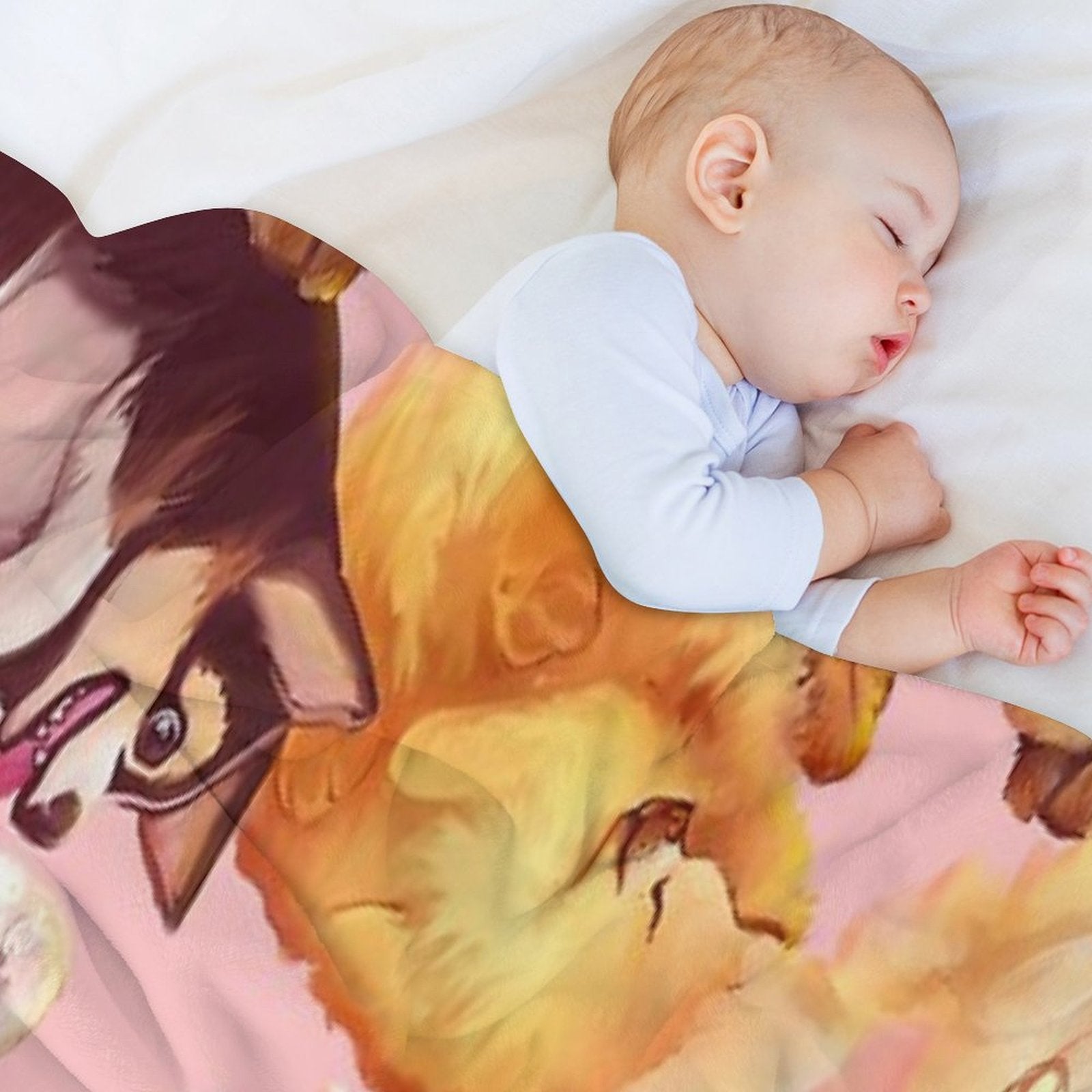 Dogs All over Different Background Every Product Versatility Throw Blanket