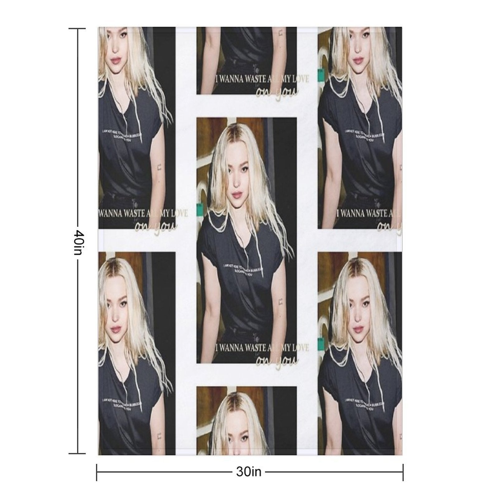 Dove Cameron - Waste Durable Throw Blanket