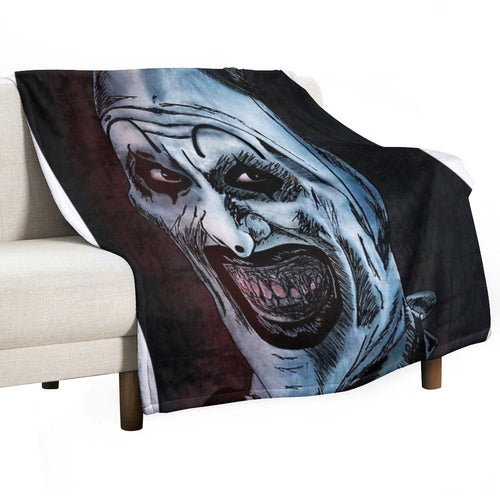 Art The Clown Durable Throw Blanket