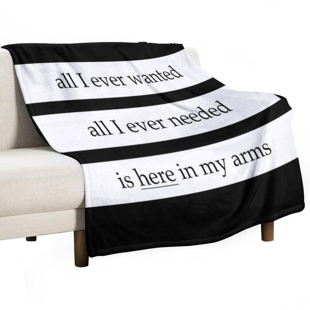 All I Ever Wanted - Depeche Mode Lightweight Throw Blanket