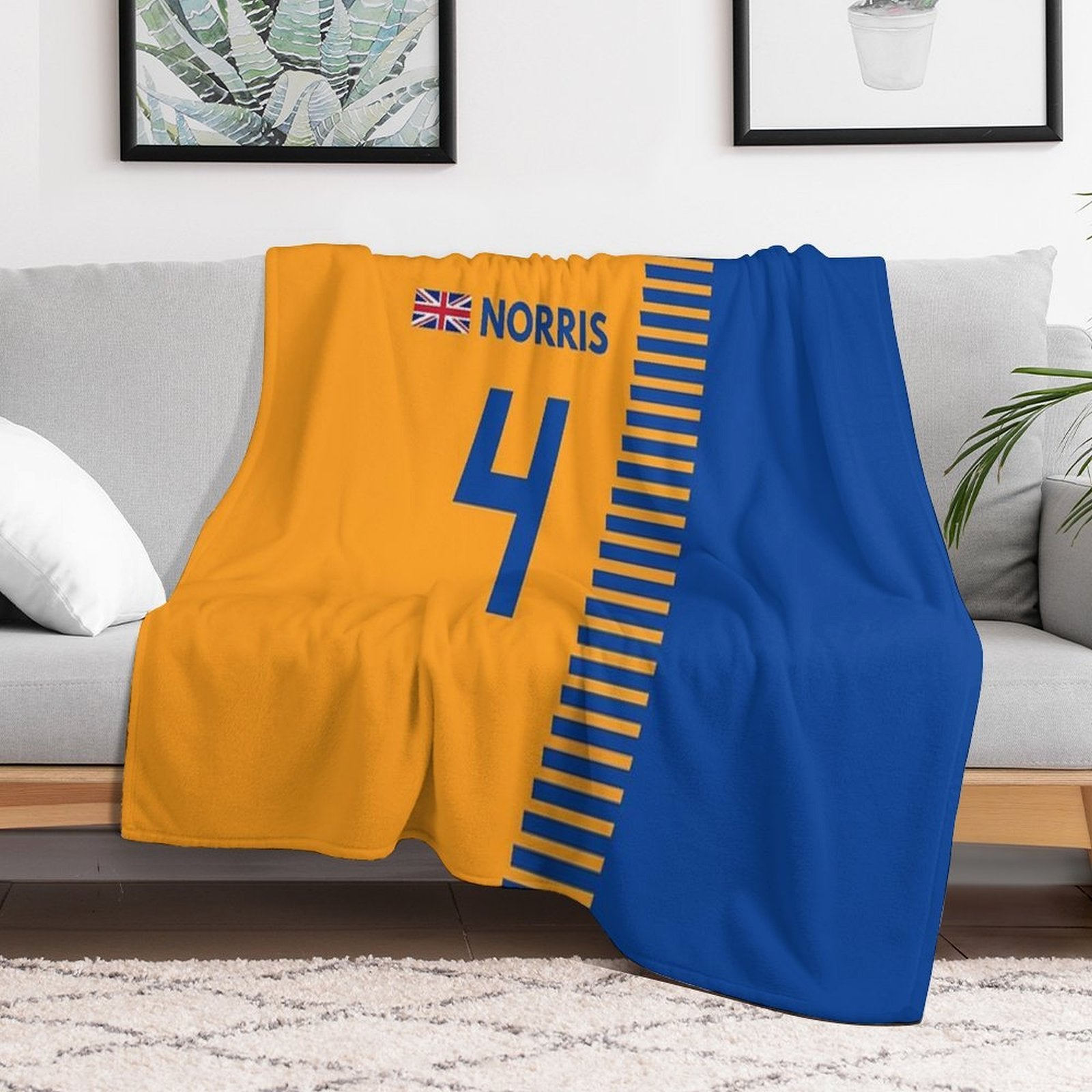 F1 2020 - #4 Norris Comfort Throw Blanket
