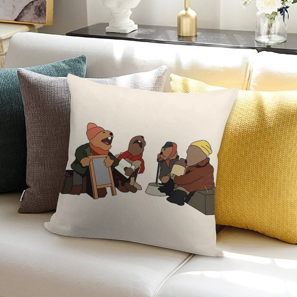 Emmet Otters Jug Band Soft Warmth Comfort Throw Pillow