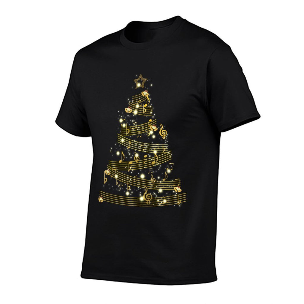 Handbell Christmas Tree! Hand Bell Choir Ringers Holiday  Cotton T-Shirt