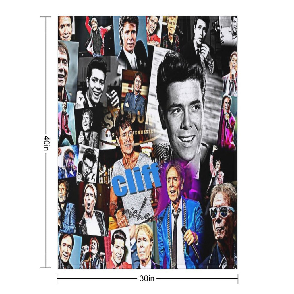 Cliff Richard Lightweight Throw Blanket