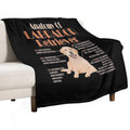 Anatomy of Labrador Retriever Premium Throw Blanket