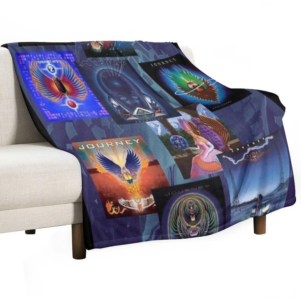 Collage Album Cover Quick-dry Throw Blanket