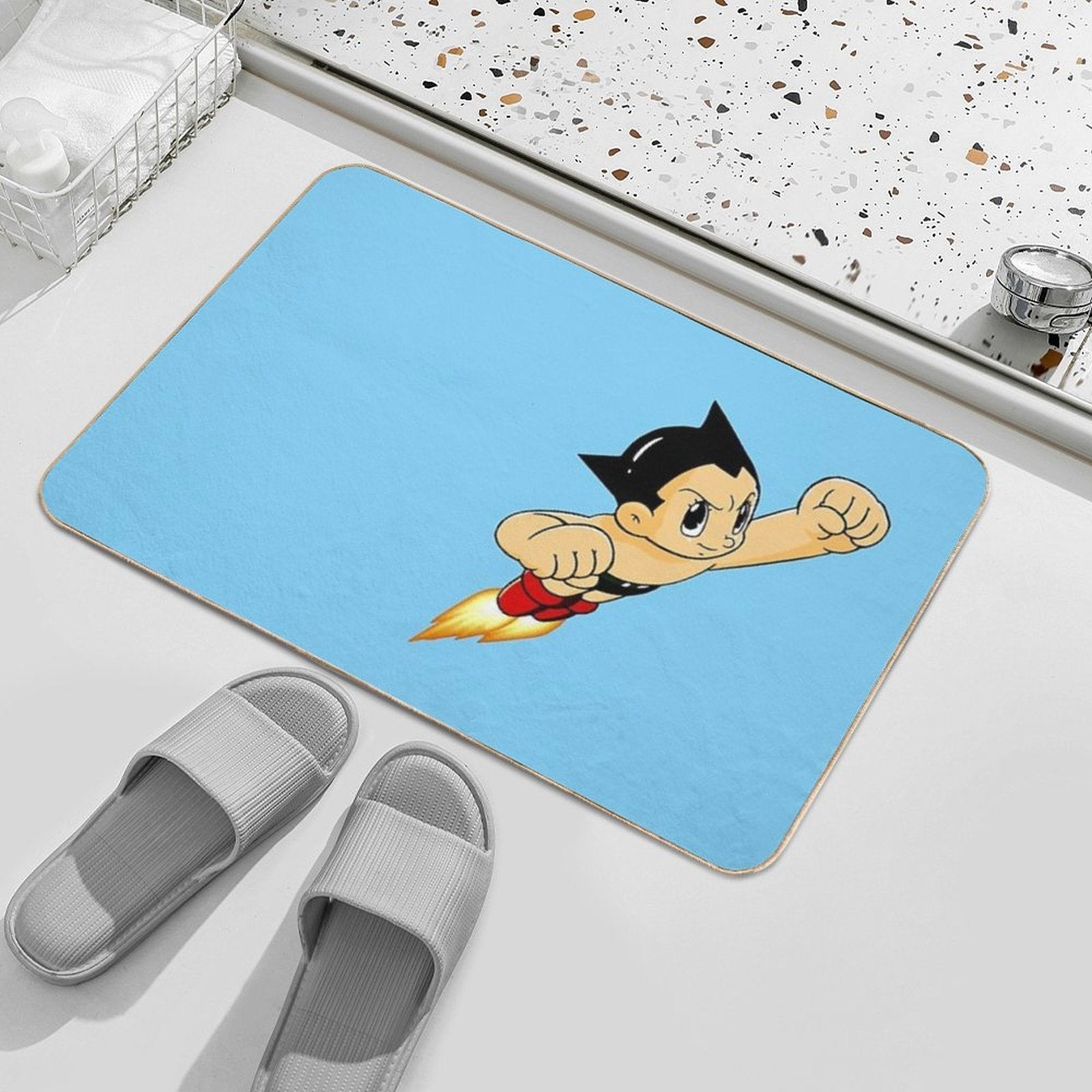 Astro Boy Mighty Atom  Easy Maintenance Bath Mat
