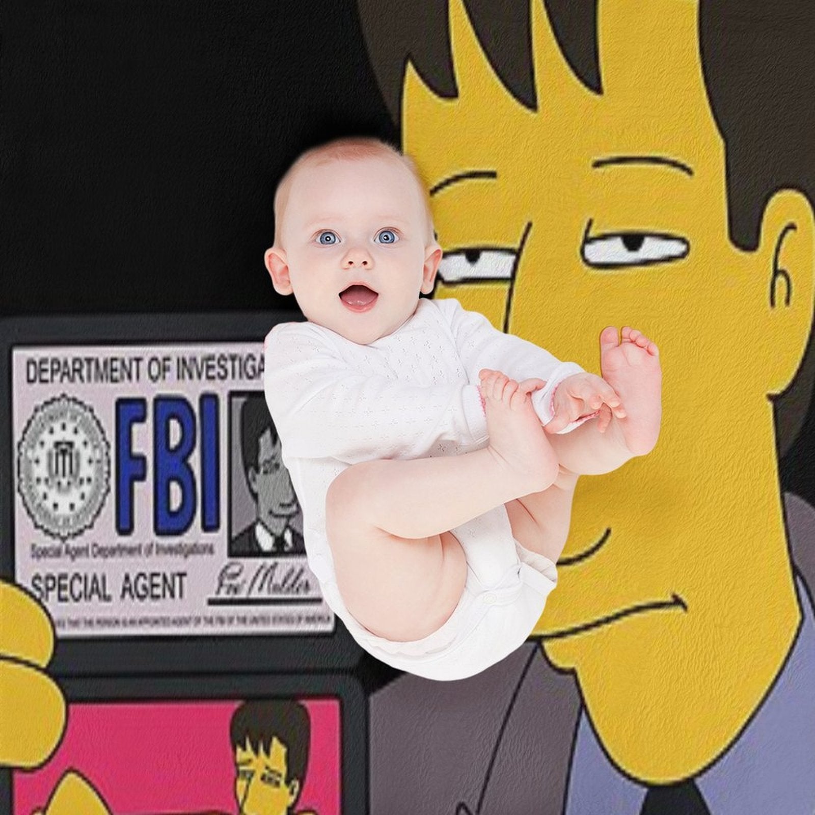 Agent Mulder FBI Eco-conscious Throw Blanket