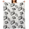 Building Blocks Sustainable Throw Blanket