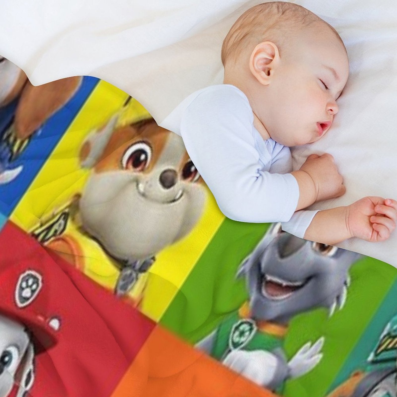Paw Patrol Fanart Easy Care Throw Blanket
