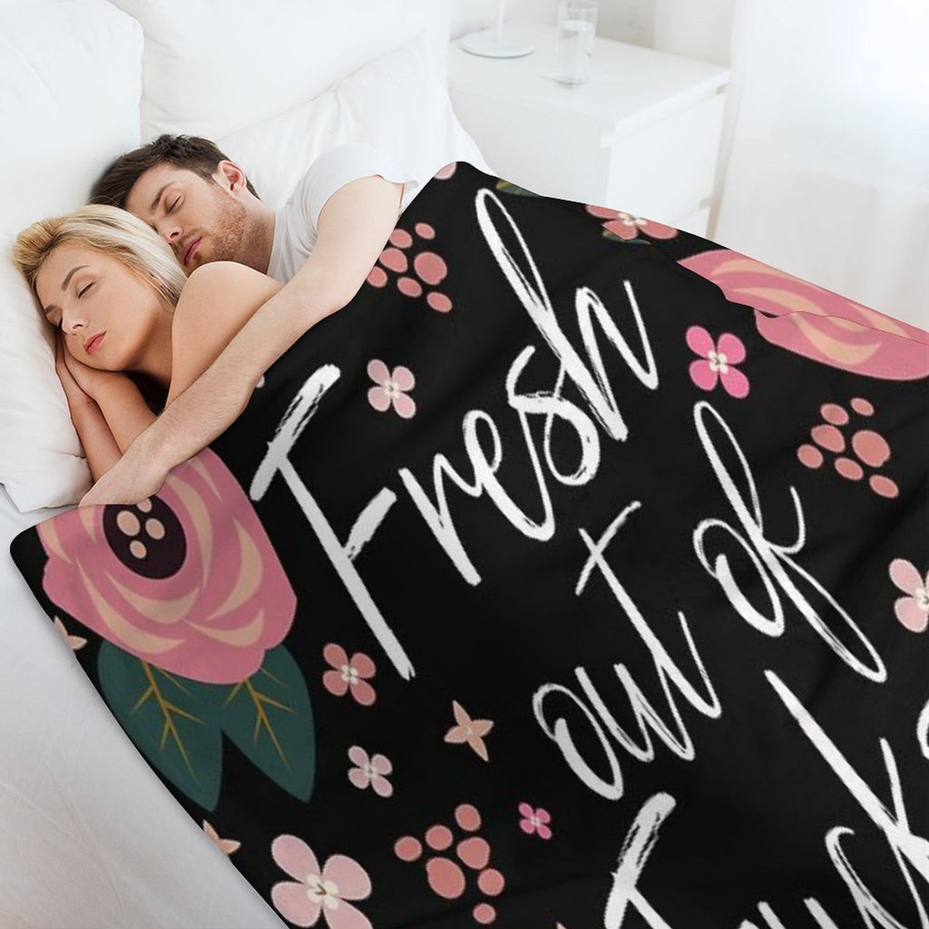 Fresh Out of Fucks Multi-functional Throw Blanket