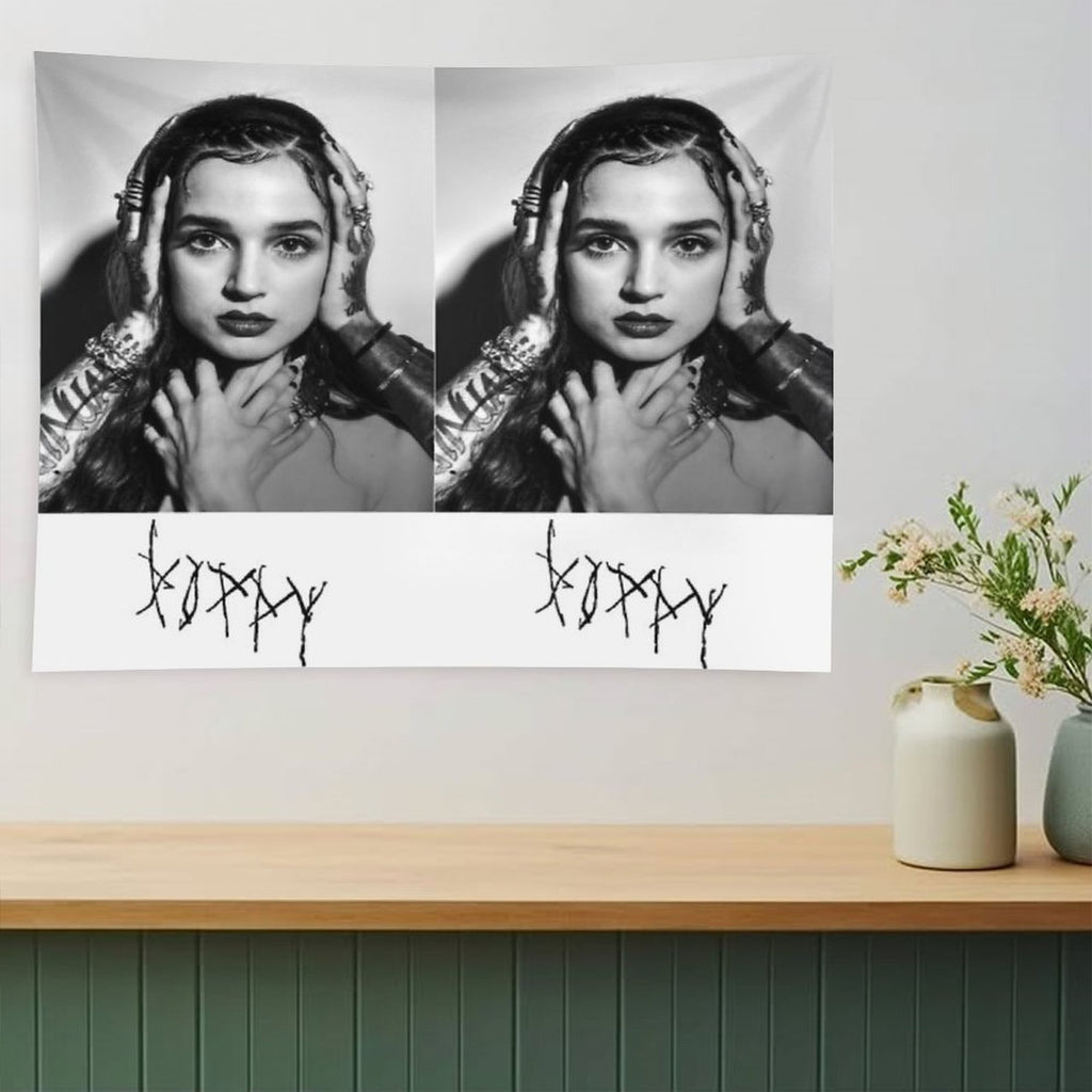Hear Poppy Tapestry