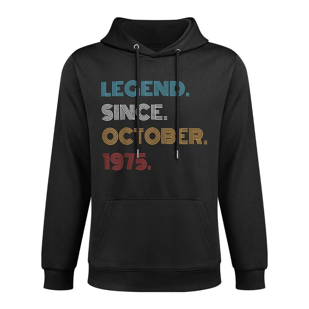 50 Years Old Legend Since October 1975 50th Birthday Unisex Design Hoodie