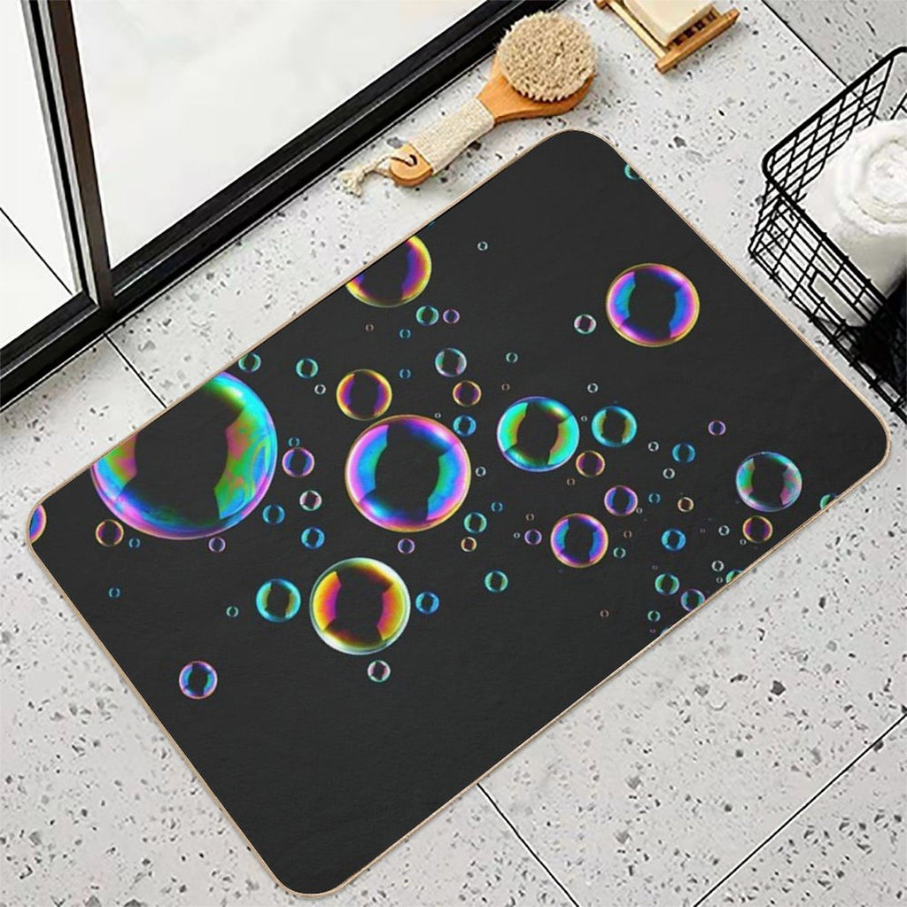 Colorful Bubbles  Dirt-Trapping Bath Mat