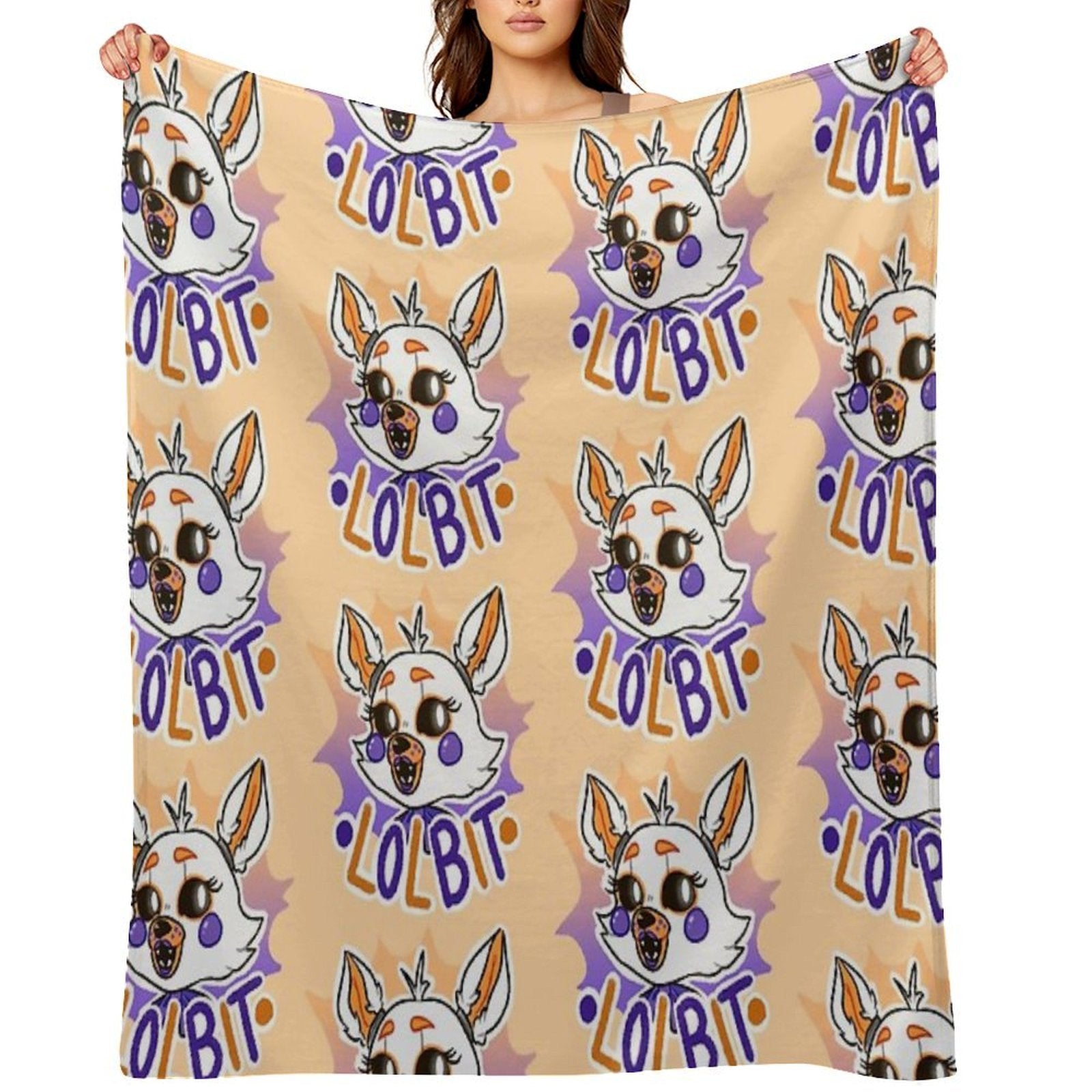FNaF Lolbit Durable Throw Blanket