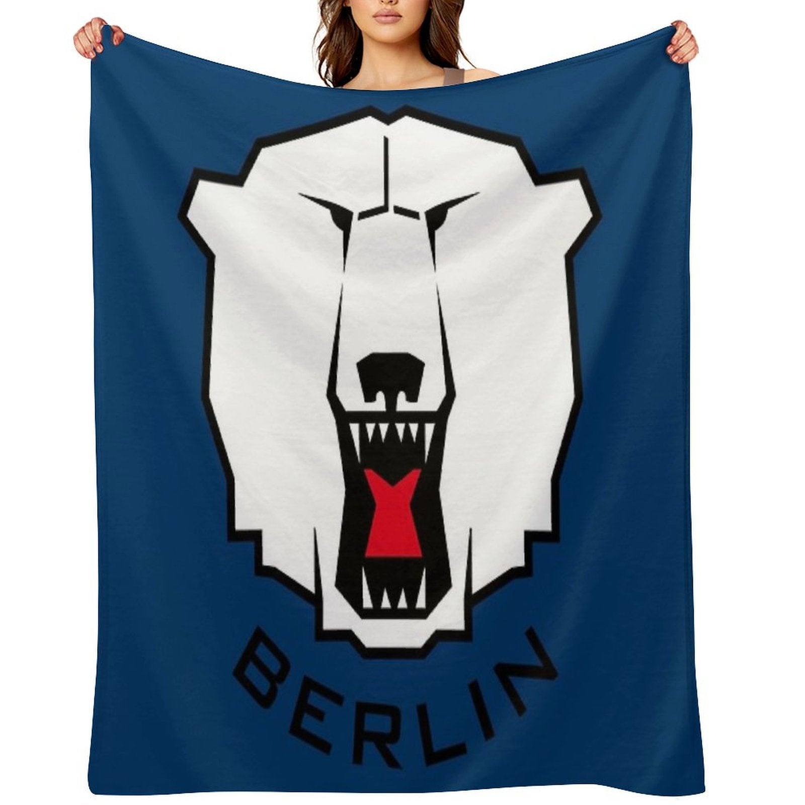 Eisbären Berlin Anti-pilling Throw Blanket