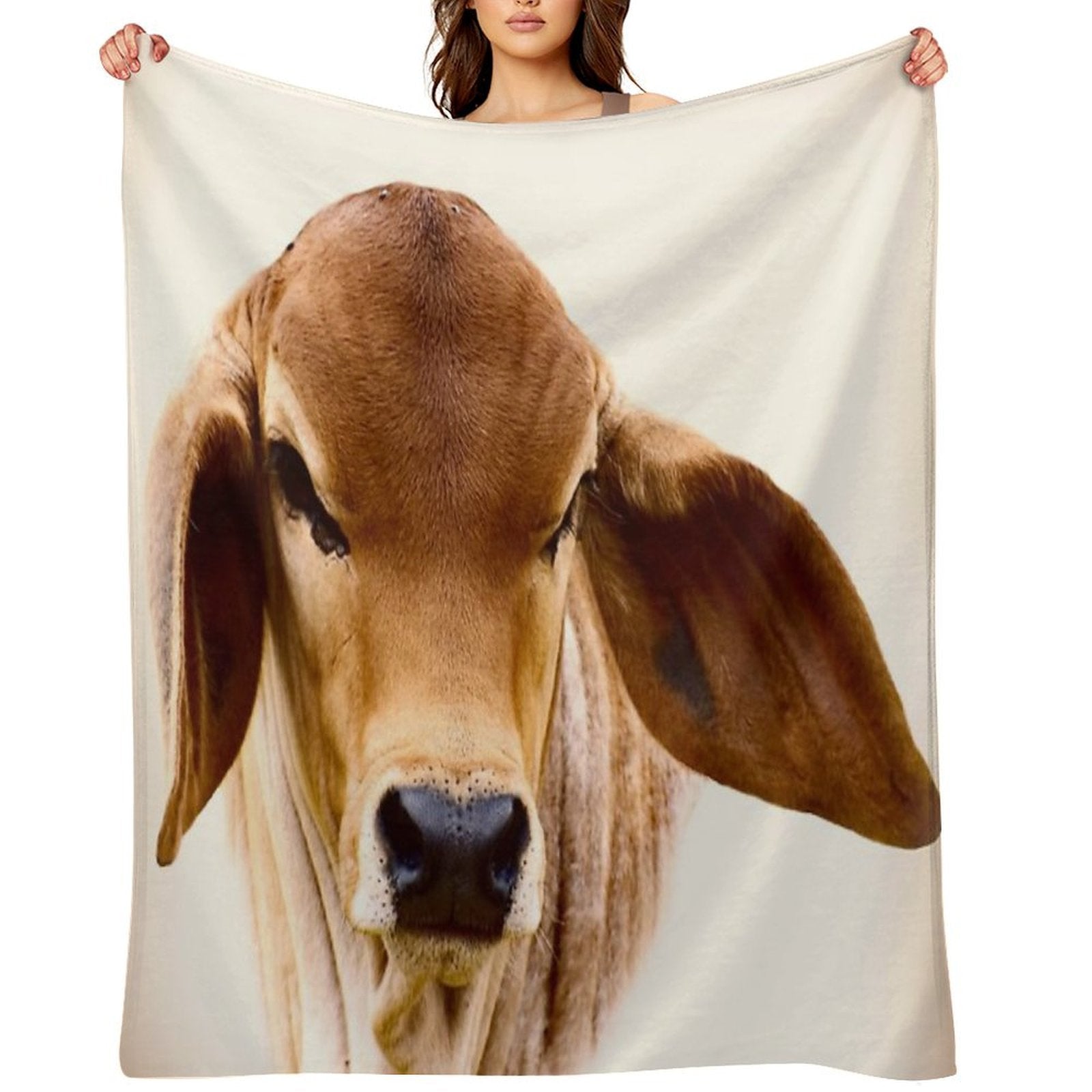 BRAHMAN CALF, Versatility Throw Blanket