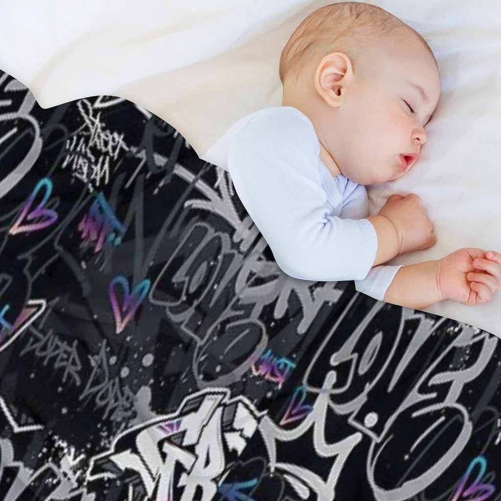 Graffiti Street Art Compact Throw Blanket