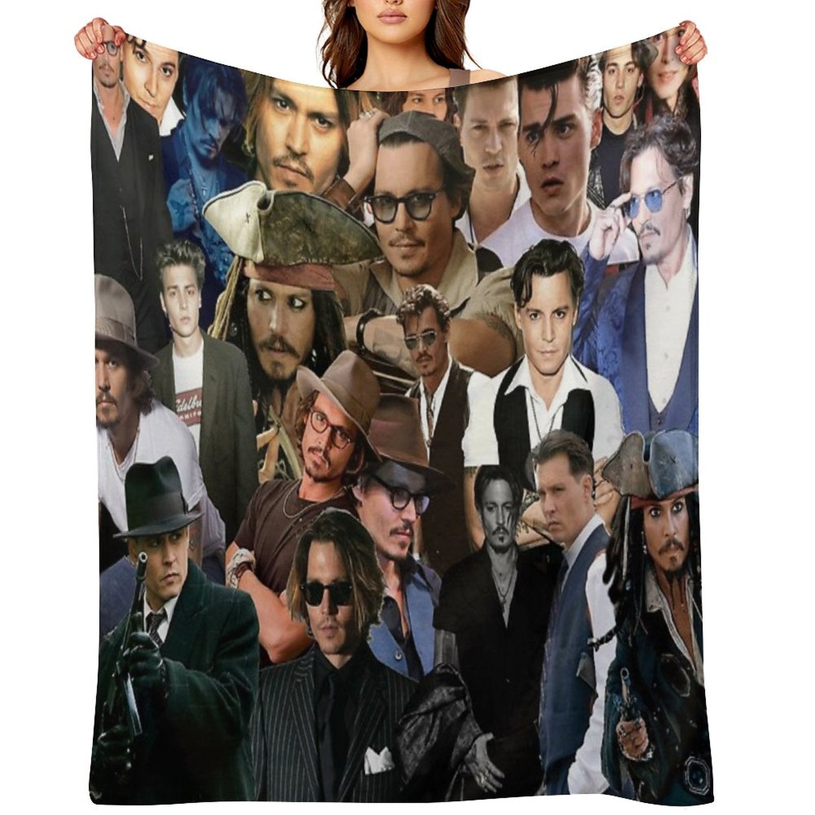 Johhny Depp Versatility Throw Blanket